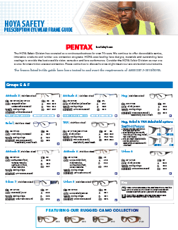 hoya safety us frame catalog